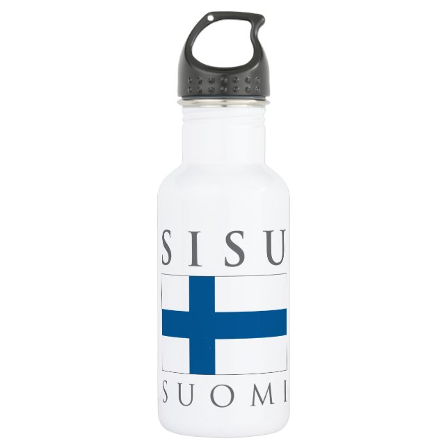 Sisu Suomi Water Bottle (Front)