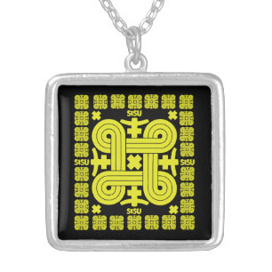 Sisu The Finnish Spirit Silver Plated Necklace