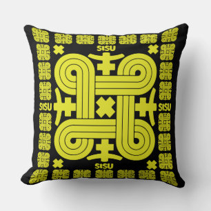 Sisu The Finnish Spirit Throw Pillow