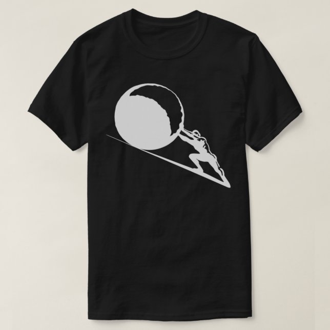 Sisyphus Greek Mythology Sisyphus T-Shirt (Design Front)