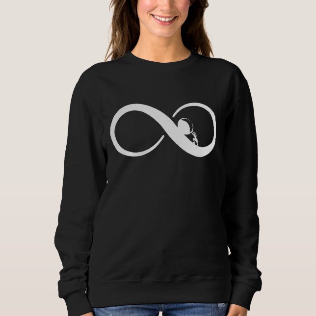 Sisyphus Infinity Symbol Sweatshirt (Front)