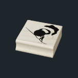 Sisyphus Kettlebell Merry Christmas Rubber Stamp<br><div class="desc">Have the Christmas spirit wherever you leave your stamp. Christmas Sisyphus style. Gifts for your fitness minded friend Kettlebell,  you name it. Or just show off Christmas spirit while you workout.</div>