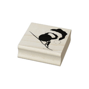Sisyphus Kettlebell Merry Christmas Rubber Stamp