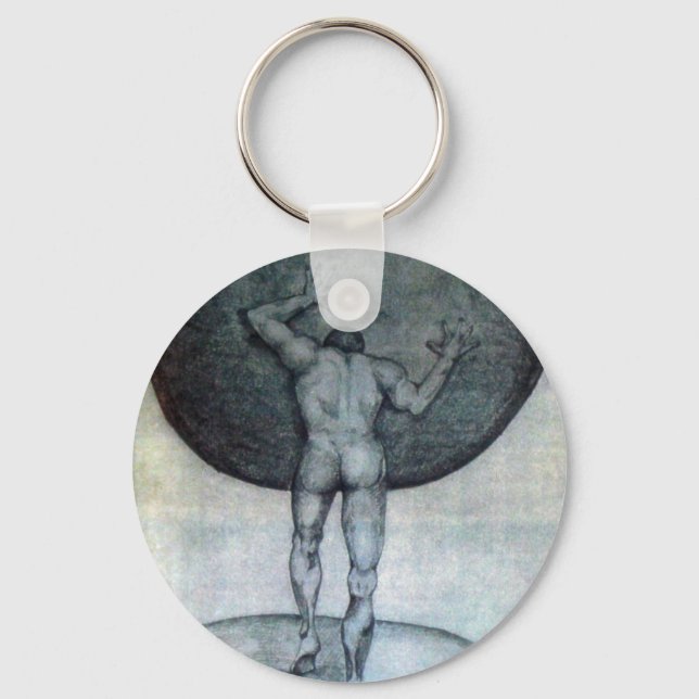 sisyphus keychain (Front)