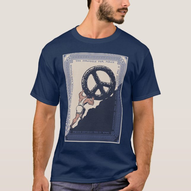 Sisyphus Peace T-Shirt (Front)
