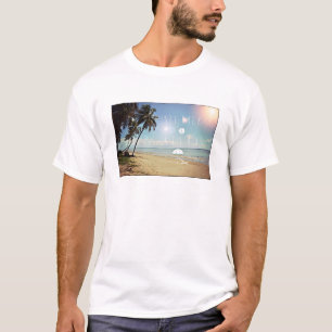 Sit back and Relax Palm Trees on a Tropical Beach T-Shirt