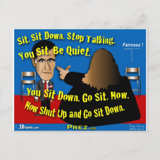 Sit Down. Shut Up. Postcard