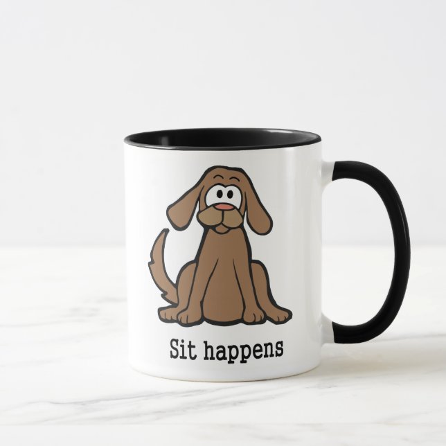 Sit Happens Mug (Right)