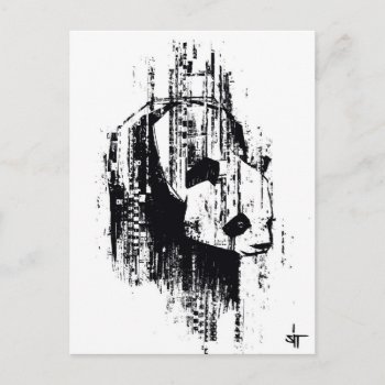 Sit "panda Code" Postcard by SITartwork at Zazzle
