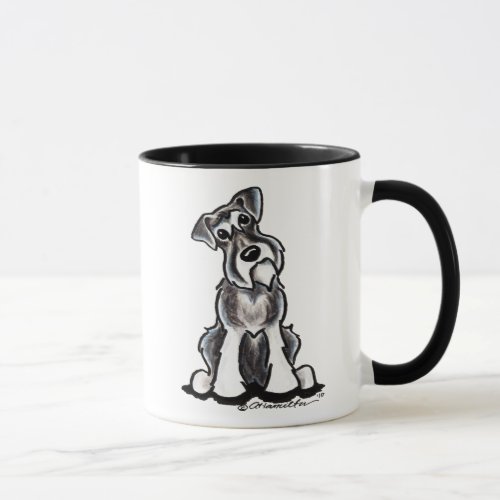 Sit Pretty Schnauzer Mug