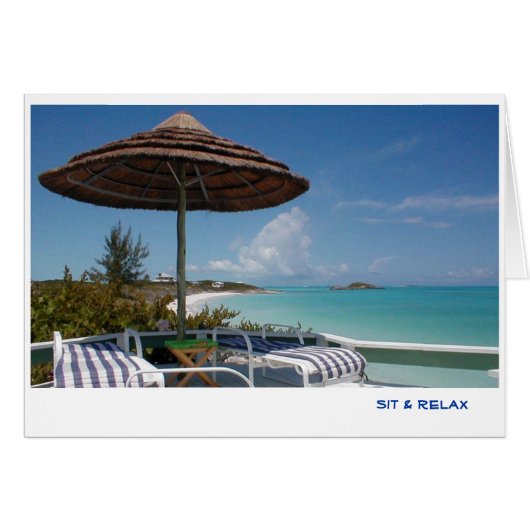 Sit & Relax Cards (Front Horizontal)
