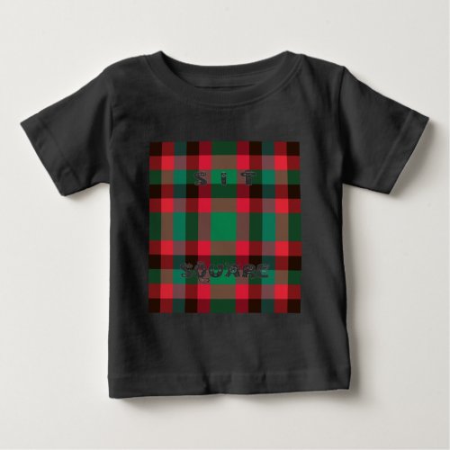 Sit Square Baby T_Shirt