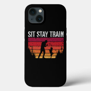 Sit Stay Train Retro Veterinarian Zookeeper Animal iPhone 13 Case