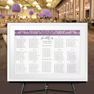 Sit with Us  Plum Seating Chart Alphabetical Order