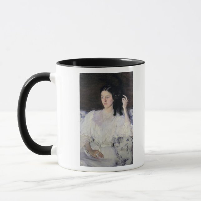 Sita and Sarita, or Young Girl with a Cat Mug (Left)