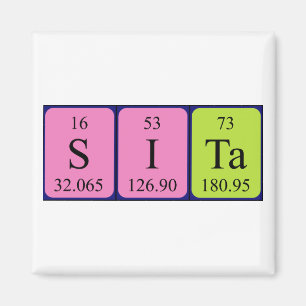 Sita periodic table name magnet