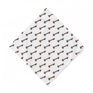 Sitar cartoon illustration bandana