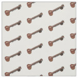 Sitar cartoon illustration fabric