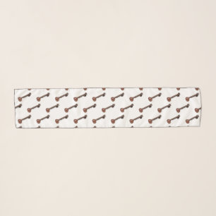 Sitar cartoon illustration scarf