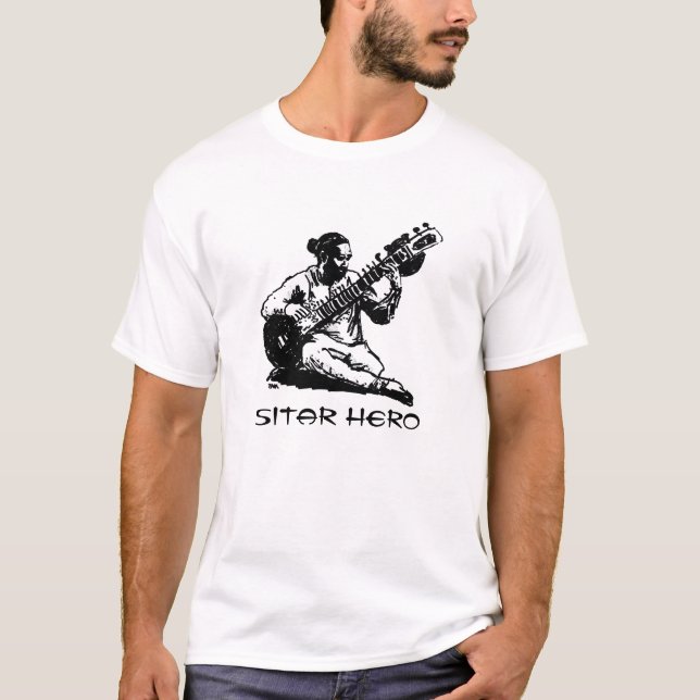 Sitar Hero T-Shirt (Front)