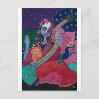 Sitar Postcard