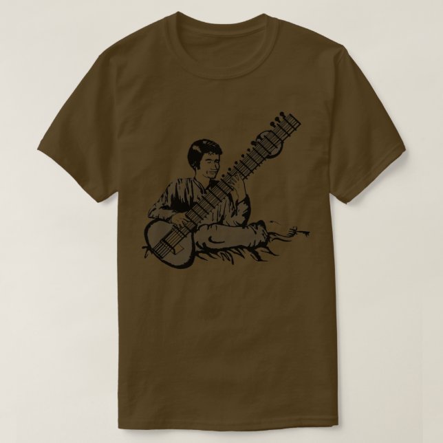 Sitar  T-Shirt (Design Front)