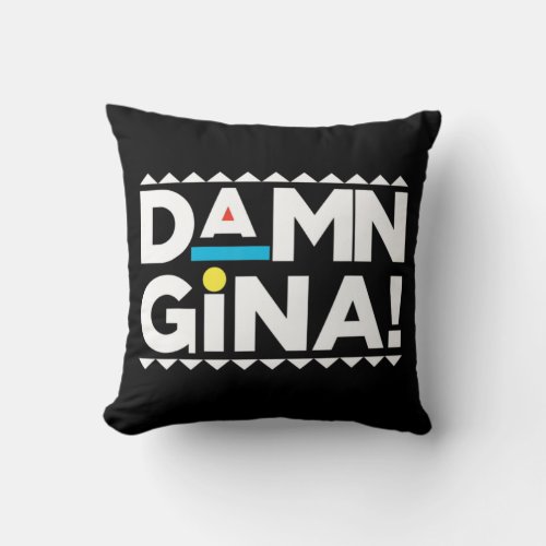 Sitcom Urban 90s Martin Afro TV Show  Throw Pillow