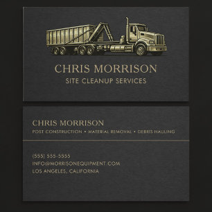 Site Cleanup Services Professional  Business Card