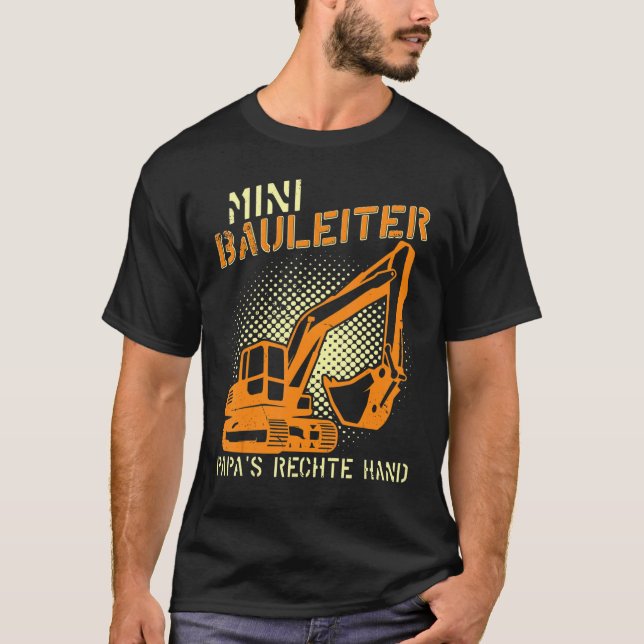 Site manager builder builder construction building T-Shirt (Front)