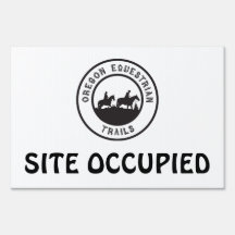 Site Occupied Sign