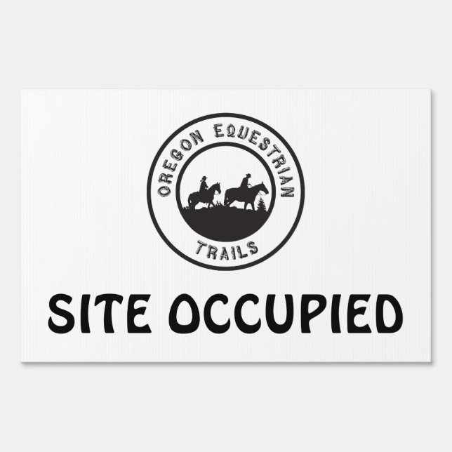 Site Occupied Sign (Front)