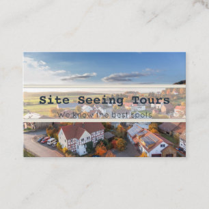 Site Seeing Tours business cards