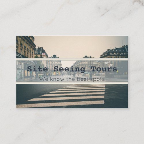 Site Seeing Tours business cards
