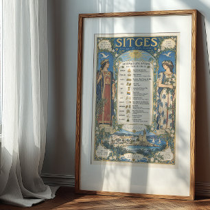 Sites Spain Events Calendar Poster