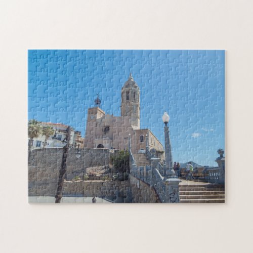 Sitges church view puzzle