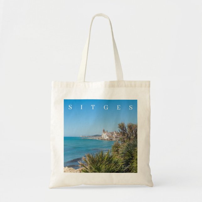 Sitges panoramic view tote bag (Front)