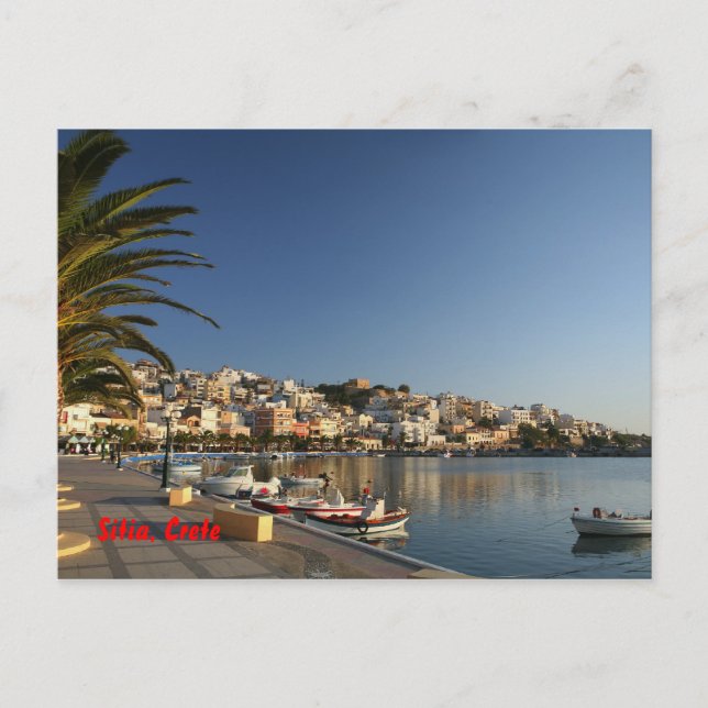Sitia morning postcard (Front)