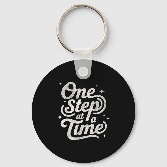 Sitive Insrational Motivational Quote Sitive Messa Keychain (Front)