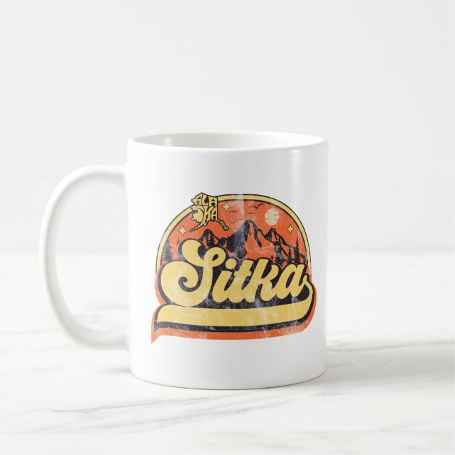 Sitka, Alaska Coffee Mug (Left)