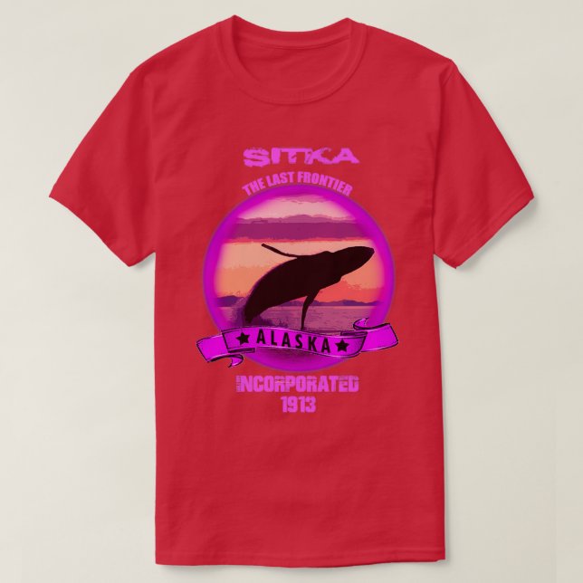 Sitka Alaska T-Shirt (Design Front)