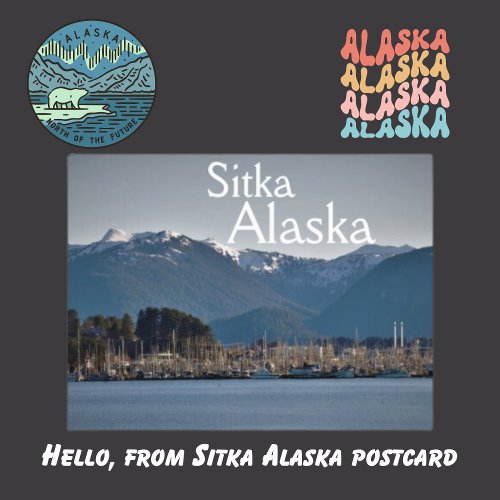 Sitka Alaska Travel Postcard