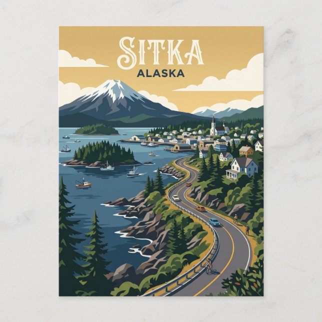 Sitka USA Postcard (Front)