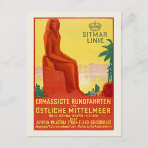 Sitmar Linie Vintage Poster 1930s Postcard