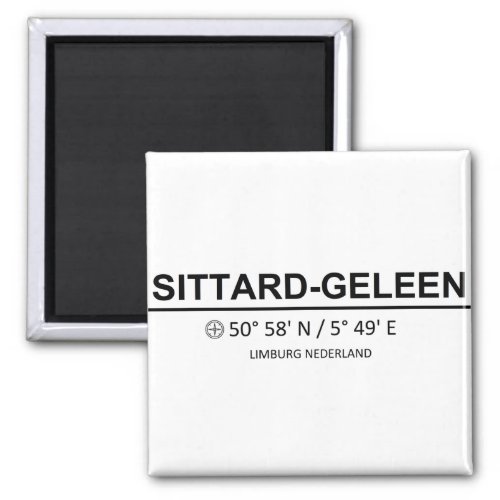 Sittard Geleen Coordinaten _ Sittard Geleen Coordi Magnet