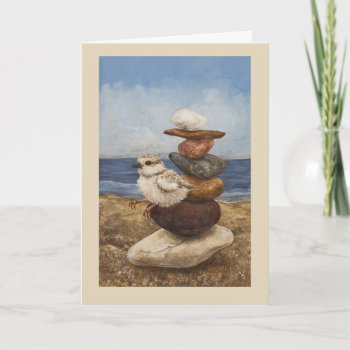 Sittin' On The Rocks Of The Bay Card by vickisawyer at Zazzle
