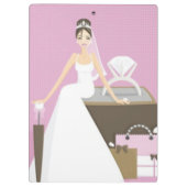 Sitting bridal shower clipboard (Back)