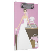Sitting bridal shower clipboard (Right)