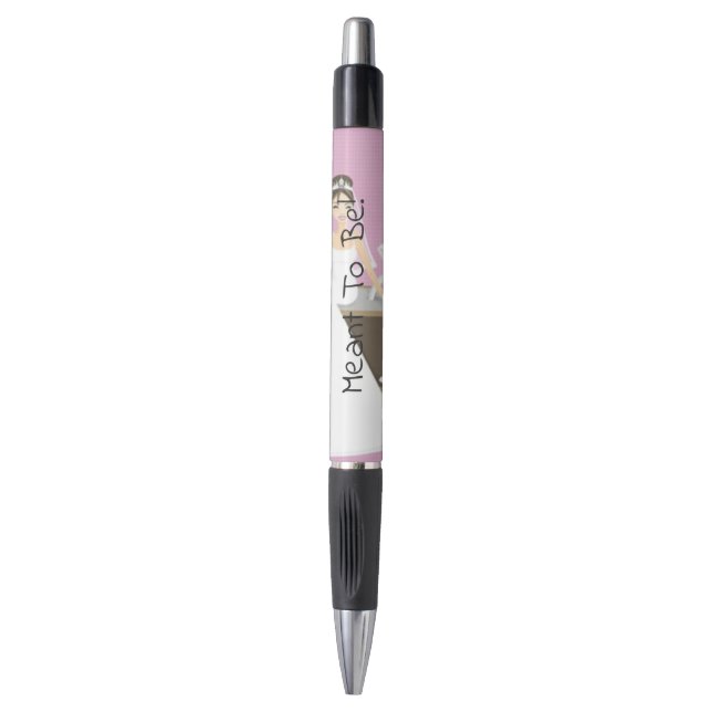 Sitting bride bridal shower pen (Front Vertical)