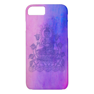 Sitting Buddha on Lotus iPhone 8/7 Case