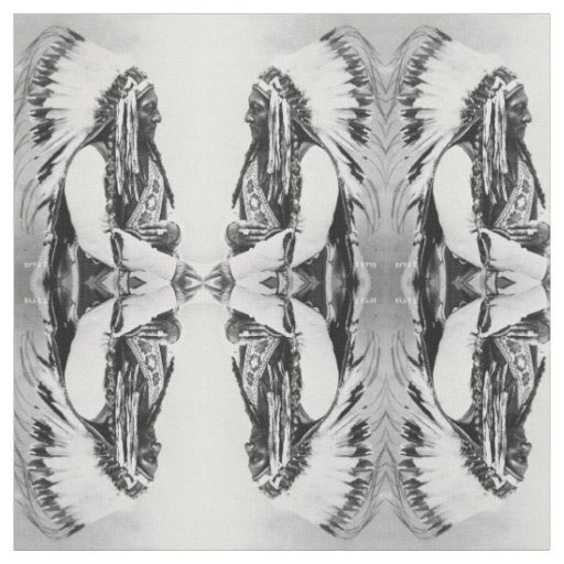 Sitting Bull, a Hunkpapa Sioux Fabric